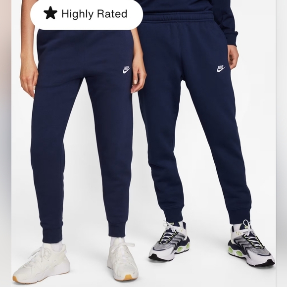 Nike Boys Club Size XL Navy Fleece Joggers. - Picture 2 of 15